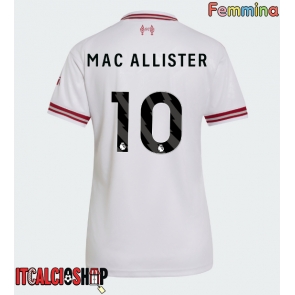 Liverpool Alexis Mac Allister #10 Seconda Maglia Femmina 2026-27 Manica Corta Liverpool Alexis Mac Allister #10 Seconda Maglia Femmina 2026-27 Manica Corta